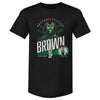 Jaylen Brown Boston Celtics Shield WHT by 500 LEVEL