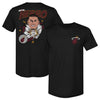Tyler Herro Miami Heat Caricature F&B WHT by 500 LEVEL