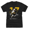 Bryan Rust Pittsburgh Outline WHT by 500 LEVEL