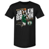 Jaylen Brown Boston Celtics Slant WHT by 500 LEVEL