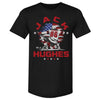 Jack Hughes New Jersey USA Flag Celebration WHT by 500 LEVEL