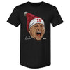 Patrick Mahomes Kansas City Portrait Santa Hat WHT by 500 LEVEL