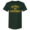 Detroit Vs. Everybody Yellow WHT by 500 LEVEL