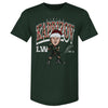 Kirill Kaprizov Minnesota Cartoon Santa Hat WHT by 500 LEVEL