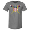 USRowing Emblem WHT by 500 LEVEL