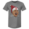 Patrick Mahomes Kansas City Portrait Santa Hat WHT by 500 LEVEL