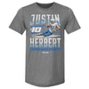 Justin Herbert Los Angeles C Slide WHT by 500 LEVEL