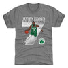 Jaylen Brown Boston Celtics Number WHT by 500 LEVEL
