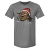 Justin Jefferson Minnesota Portrait Santa Hat WHT by 500 LEVEL