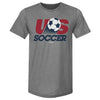 U.S. Soccer Retro Logo WHT by 500 LEVEL
