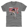 Austin Riley Atlanta Cartoon WHT by 500 LEVEL