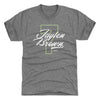 Jaylen Brown Boston Number Script WHT by 500 LEVEL