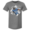 Khalil Mack Los Angeles C Stripes WHT by 500 LEVEL
