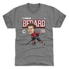 Connor Bedard Chicago Cartoon WHT by 500 LEVEL