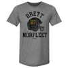 Brett Norfleet College Helmet Font by 500 LEVEL