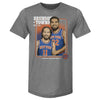 Jalen Brunson & Karl-Anthony Towns New York Knicks Step Brothers WHT by 500 LEVEL