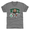 Derrick White Boston Celtics Cartoon WHT by 500 LEVEL