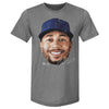 Mookie Betts Los Angeles D Vintage Head WHT by 500 LEVEL