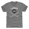 Steve Larmer Chicago 28 Sticks WHT by 500 LEVEL