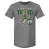 Jayson Tatum Boston Celtics Shattered WHT by 500 LEVEL