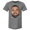 Travis Kelce Kansas City Vintage Head WHT by 500 LEVEL