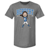 Justin Herbert Los Angeles C Toon WHT by 500 LEVEL
