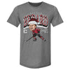 Connor Bedard Chicago Cartoon Santa Hat WHT by 500 LEVEL