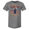 Jordan Clarkson New York Knicks Shattered WHT by 500 LEVEL