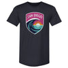 San Diego Wave FC Vintage Primary Logo WHT by 500 LEVEL