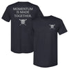 USRowing Emblem Momentum F&B WHT by 500 LEVEL