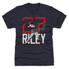 Austin Riley Atlanta Bold Number WHT by 500 LEVEL