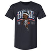 Bradley Beal Los Angeles Clippers Cartoon WHT by 500 LEVEL