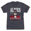 Ozzie Albies Toon R WHT by 500 LEVEL