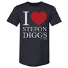 Stefon Diggs New England I Love WHT by 500 LEVEL