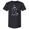 Seattle Hockey 8-bit WHT by 500 LEVEL