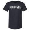 500 LEVEL Wordmark WHT by 500 LEVEL