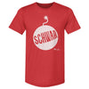Kyle Schwarber Philadelphia Schwarbomb Vector WHT by 500 LEVEL