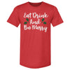 Christmas Eat Drink And Be Merry WHT by 500 LEVEL