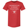 USRowing Momentum Is Made Together WHT by 500 LEVEL