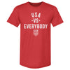 U.S. Soccer Vs. Everybody WHT by 500 LEVEL