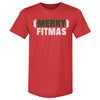 Christmas Merry Fitmas WHT by 500 LEVEL