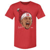 Patrick Mahomes Kansas City Portrait Santa Hat WHT by 500 LEVEL