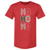 Christmas HO HO HO Stacked WHT by 500 LEVEL