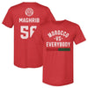 Morocco Vs. Everybody Afro Nation F&B WHT by 500 LEVEL