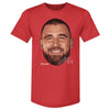 Travis Kelce Kansas City Vintage Head WHT by 500 LEVEL