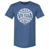Alex Vesia Los Angeles D Vintage Baseball WHT by 500 LEVEL
