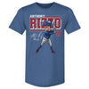 Anthony Rizzo Chicago C Cartoon WHT by 500 LEVEL