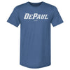 DePaul Blue Demons Wordmark White WHT by 500 LEVEL