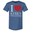 Kyren Williams Los Angeles R I Love WHT by 500 LEVEL