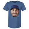 Mookie Betts Los Angeles D Vintage Head WHT by 500 LEVEL